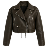 Jaqueta Feminina de Couro sintético Marquesine