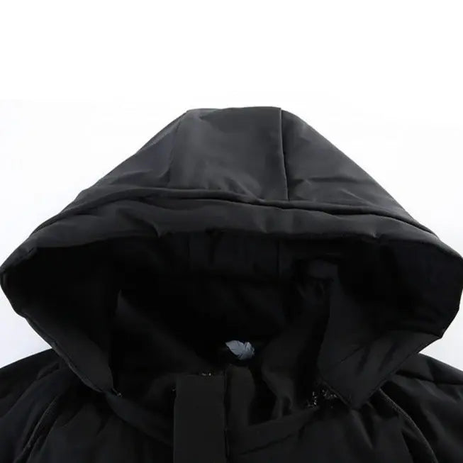 Jaqueta Masculina Longa com Capuz